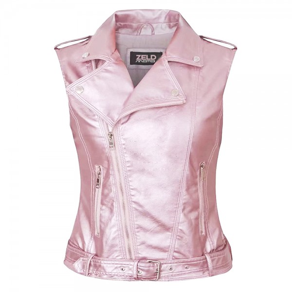 Motorbike Leather Vest